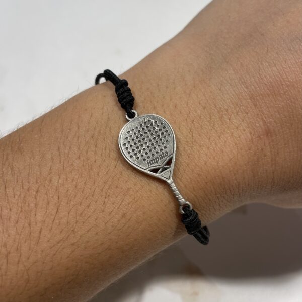 Pulsera de plata modelo pala de pádel - Imagen 4