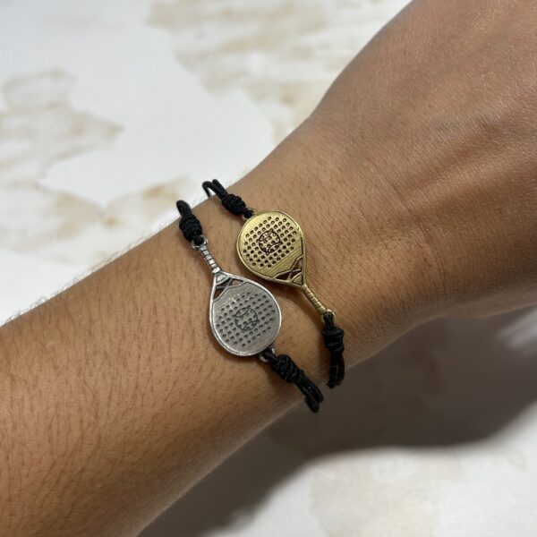 Pulsera de plata modelo pala de pádel - Imagen 3